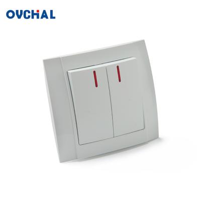 China OUCHI 2019 Residential trend ABS panel recessed push button switch with lamp for sale