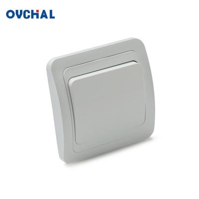 China OUCHI 250V 16A ABS Electric Wall Switch Flat Panel Residential Push Type for sale