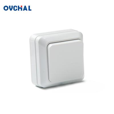 China Residential OUCHI 10A 250V European Style Outdoor Wall Mounted Types Electrical Switches for sale