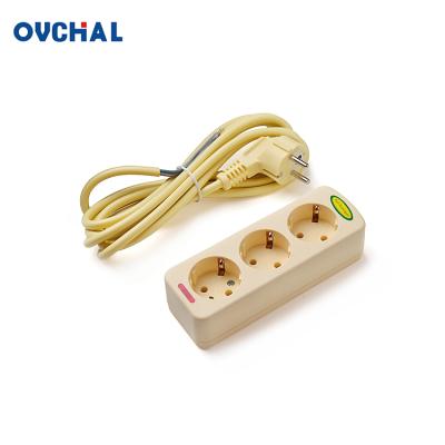 China OUCHI Product Universal 3 Way 10A/16A Residential/General Purpose Hot Extension Power Socket for sale