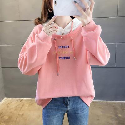 China Fashion anti-shrink women's hoodie autumn and winter 2021 new loose student Korean long-sleeved sweater for sale