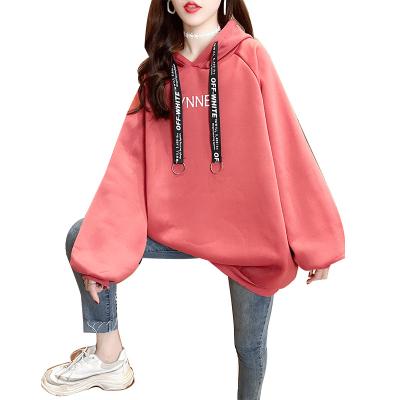 China New Style Anti-Shrink Loose Casual Blouse Women's Plus Size Ladies Sweater Printed Long Sleeve Hoodie for sale