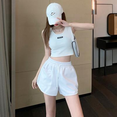 China 2021 Summer New Arrival Biker Zipper QUICK DRY Lady Hoody With Short Pants Tracker Running Set Two Pieces Woman for sale