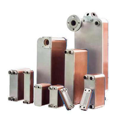 China Condenser Custom Stainless Steel Heat Pump Evaporator Condenser Brazed Plate Heat Exchanger for sale