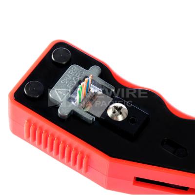 China Network Cable Compact Crimp Tool Pass-through RJ45 Connector Crimp Tool for sale