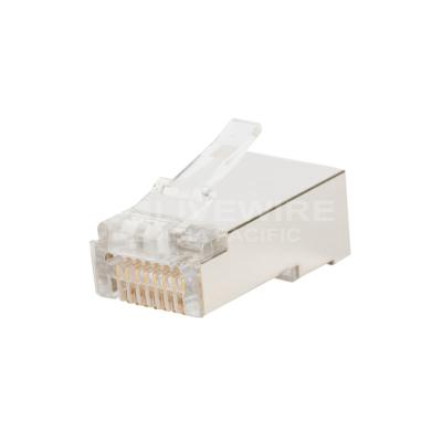 China Network cable factory selling RJ45 plug Cat6 UTP rj45 pass through connector for sale