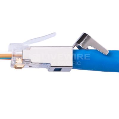 China Excellent Ethernet RJ45 Network Modular Plug 8P8C Cat6 RJ45 Wiring Connectors for sale