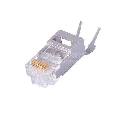 China PC Cat5e UTP RJ45 8P8C Unshielded Crystal Plug Connector Modular for sale