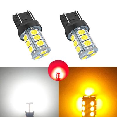 China CANBUS SAINT LED 1156 18 brake light error free led turn signal bulb 7440 t20 7443 led bulb amber ba15s 1157 bay15d for sale