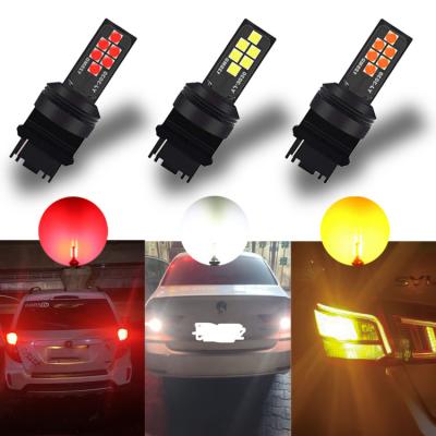 China Super Shine SAINT Led 3157 T25 P27/5W S18 3156 Turn Signal Light Bulb 3156 3157 3030 12SMD Brake Light Bulb Turn Light for sale