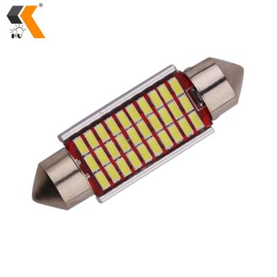 China Automotive Industry 39MM SAINTS 3014 30 Error Free SMD LED Festoon Dome Light Car CANBUS Led Bulb for sale