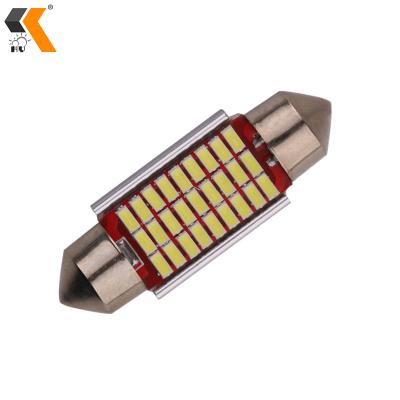 China Automotive Industry Festoon SAINT Canbus 3014 41MM White 33 SMD LED Car Dome Light Error Free for sale