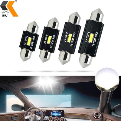 China Non-Polarity 31mm 36mm 39mm 41mm C5W C10W LED 3w Dome Light Canbu SAINT Aluminum smd 1860 Bright Led Work Festoon Car Reading Light for sale