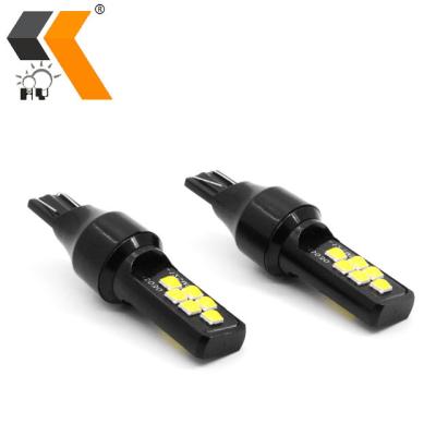 China HOLY T15 W16W LED 12V 3030 12SMD T15 Reversing Lights Bulb Canbus LED Parking Light Car HOLY Reverse Backup Lamp Bulbs for sale