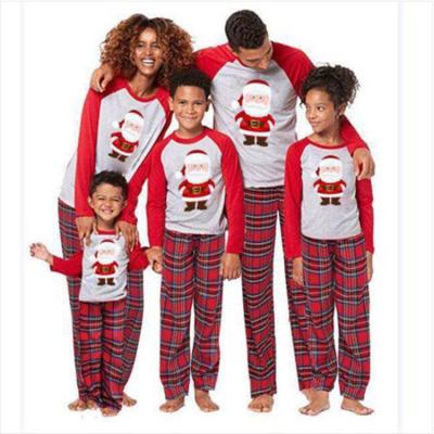 China 2022 New Anti-pilling Cotton Christmas Outfit For Family Children Christmas Pajamas Kids Indoor Home Sleepwear for sale