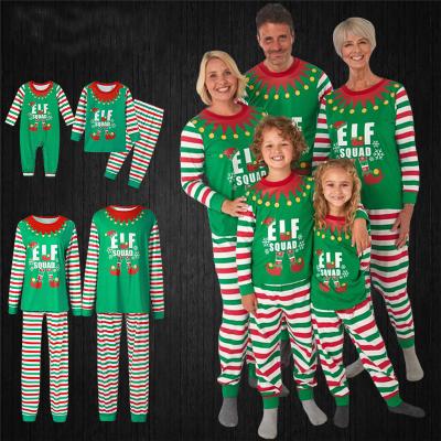 China Premium Breathable Christmas Family Christmas Pajamas Sets Printed Newborn Baby Toddler Kids Clothes Mom Girl Sleepwear Kids T-shirt for sale