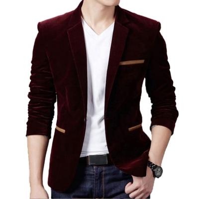 China New fashion men's blazers style blazers men's anti-shrink British casual slim fit suit jacket masculine men coat for sale