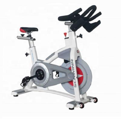 China Home Eco - Friendly Commercial White Aluminum Magnetic Exercise Equipment Fitness Cardio Spinning Bike for sale