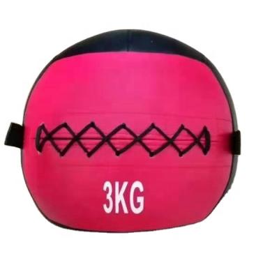 China Custom Color PVC Fitness Exercise Ball Comfortable Wall Accessory Ball for sale