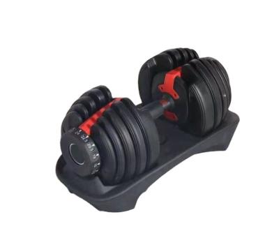 China Eco-friendly Weight Barbell 32kg Gym Freestanding Dumbbell Set Adjustable Dumbbell Set For Body Building for sale