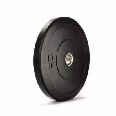 China Portable Olmpic PU Weight Disc Fitness Equipment Accessory Black Weight Plate for sale