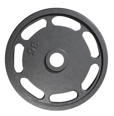 China Portable Weight Barbell Dish Fitness Equipment Cast Iron Bumper 50mm Weight Plate For Weight Lifting for sale