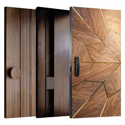 China Modern Design Luxury Waterproof Front Exterior Doors For Houses Bedroom Grandsea Pivot Modern Aluminum Doors for sale