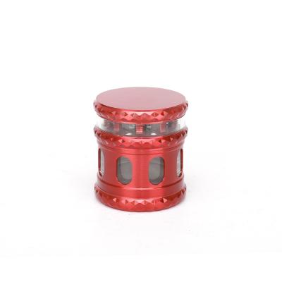 China Zinc 2021 New Design Zinc Herb Grinder Portable Manual Tobacco High Quality Unique Accessories Herb Grinder Cute for sale