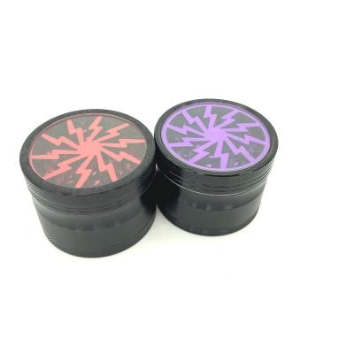 China New Wholesale 4 Piece Aluminum Alloy Tobacco Spice Herb Grinder Manual Aluminum Herb Grinder for sale