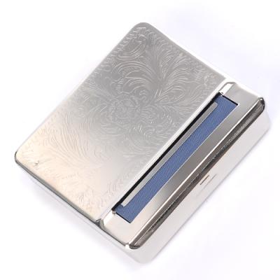 China Personal Use Cigarette Injector Smoke Cotainer Metal Rolling Machine Tobacco Rolling Cigarette Holder 70mm Manual Tobacco Cigarette Rolling Machine For Smoking for sale