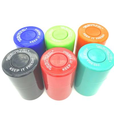 China Stored Washable Sealed Plastic Jars Pla Storage Portable Medicine Plastic Case Jar Small Clear Empty Candle Jar for sale