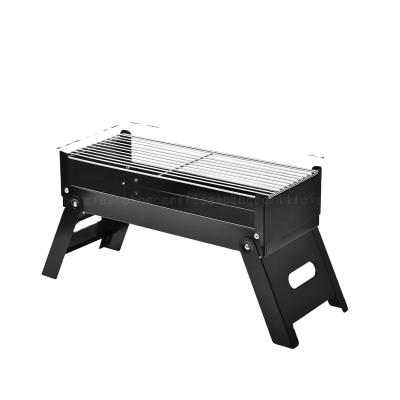 China Size Maker Outdoor Fire Pit Stainless Steel Foldable BBQ Grill Notebook Adjustable BBQ X Shape BBQ Grill for sale