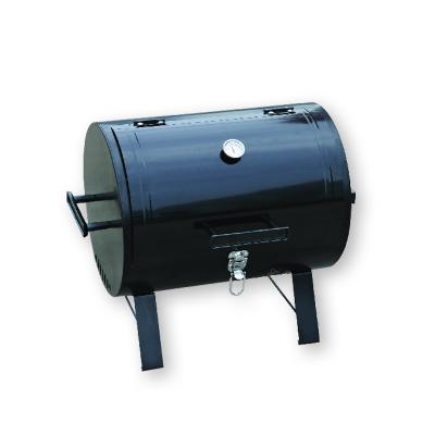 China Easily Assembled Portable Cylinder 2022 Table Top Charcoal BBQ Grills Backyard BBQ Oven Outdoor Smoker Grill for sale