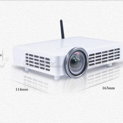 China Mini Short Throw DLP 1280x800 Short Focus Projector DLP-100 Brightness 800 ANSI Lumens for sale