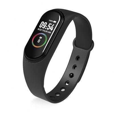 China Wholesale Smart FM Radio MI Band 4 Smart Watch Sports Fit Wristband Health Monitor Wristband Watch Silicone Strap M4 Smart Watch for sale