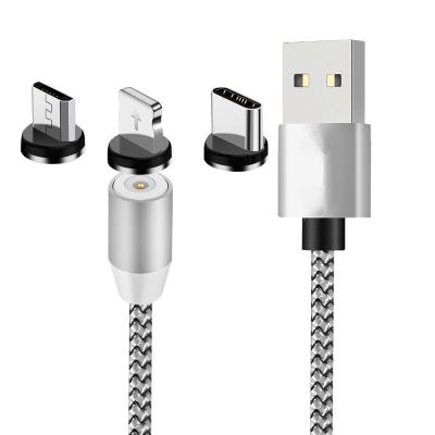 China 2019 Popular MP3/MP4 Player Products LED USB Magnetic Charging Cable For Type C Cable Android Phones Fast Charger for sale