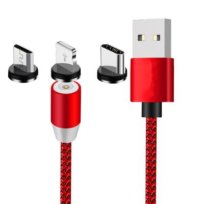 China MP3/MP4 Player 1.2M 5V 2.4A Nylon Data Magnetic USB C USB Charging Charging Cable Fast Cable Charging for sale