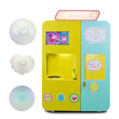 China Customization Accepted Work Human Computer Interaction Cotton Candy Machine Mobile Outdoor Interesting Selling Manufacturer for sale