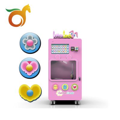 China Multi Tongue Floss Customization Accepted Small Size Cotton Candy Automatically Making Machine for sale