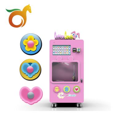 China Customization Accepted Highly Interactive Selling Automatic Double Nozzle Small Size Candy Floss Machine For Cotton for sale