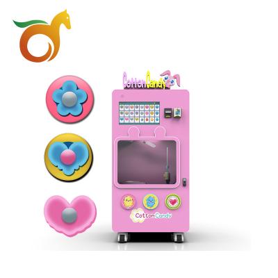 China Customization Accepted Low Cost Stainless Steel 36 Fancy Body Commercial Automatic Cotton Candy Machine for sale