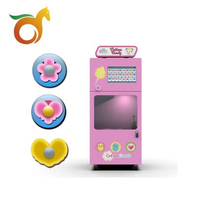 China Customization Accepted Multiple Color Inexpensive Small Size Spare Parts Candy Floss Vending Machine For Retail Items for sale