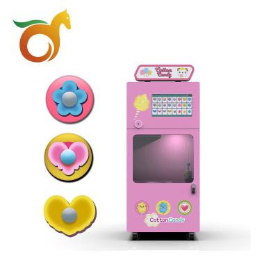 China Customization Accepted High Profit Small Size Interesting Cotton Making Price Touch Screen Candy Machine Sale for sale