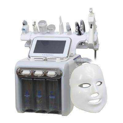 China 9 in 1 Aqua Hydra Peeling Dermabrasion H2o2 Small Bubble Facial Care Hydro Facial Cleaning Machine NB-01-7 for sale