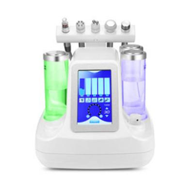 China 6 In 1 Small Bubble Vertical Hydra Dermabrasion Oxygen Facial Rejuvenation Machines 6 Heads Ultra Micro Bubble Cleaner Sink Peel NB-03-1 for sale