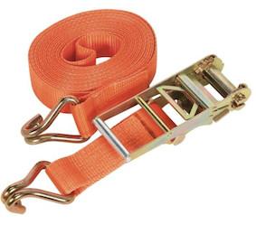 China Orange 2:1 3000KG 10 Meters J Hook Tie Down Straps for sale