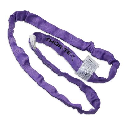 China ISO9001 2 Ton Round Polyester Lifting Straps voor het Opheffen Te koop