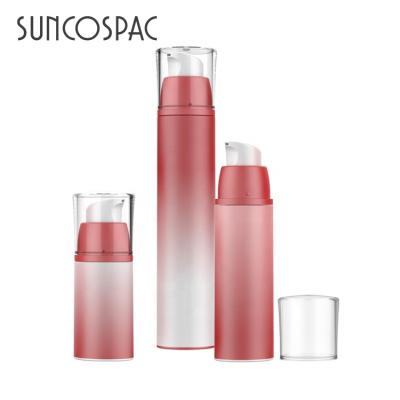 China Personal Care Bottle Spray Cap Travel Bottle Set 15ml 30ml 50ml Airless Airless Cosmetic Bottle for sale