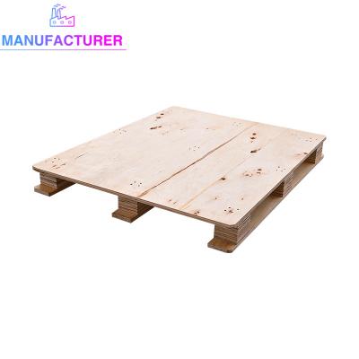 China Eco - Friendly Pallet Manufacturer Process Four Ways Backing High Plywood Pallet for sale