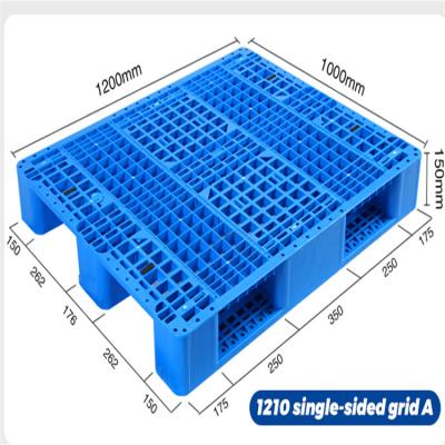 China Rackable Loading Capacity Static Load Bearing Load 3.5 Ton Warehouse Equipment Plastic Pallet for sale